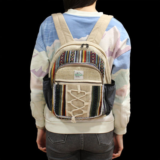 Rucksack – Hanf Seil & Taschen – klein