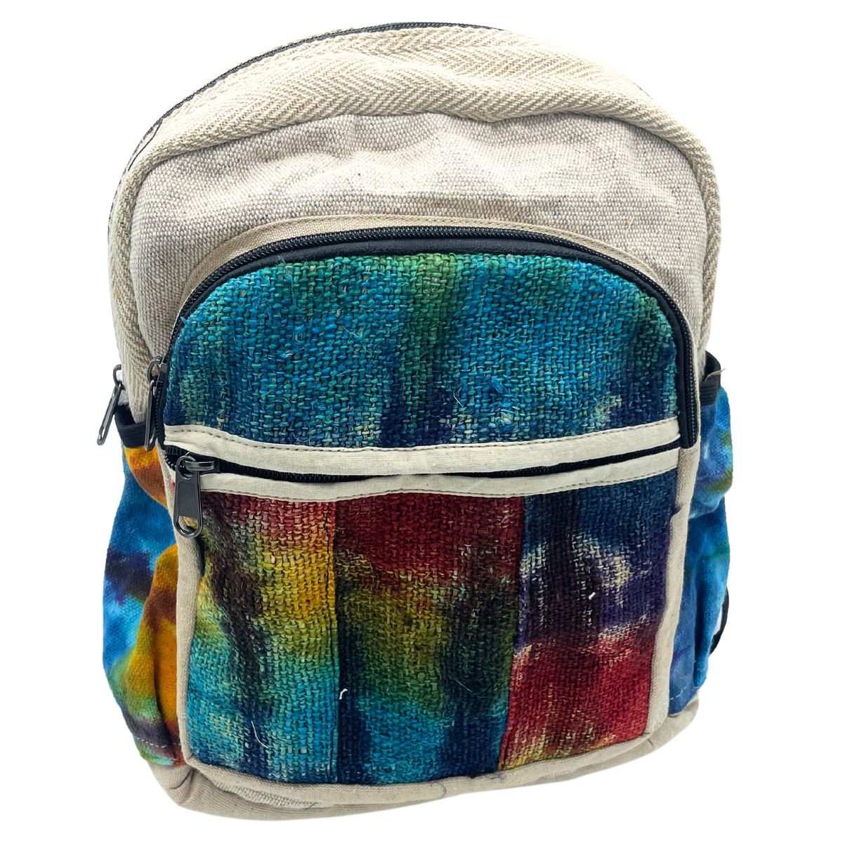 Rucksack – Hanf Batik – mittel