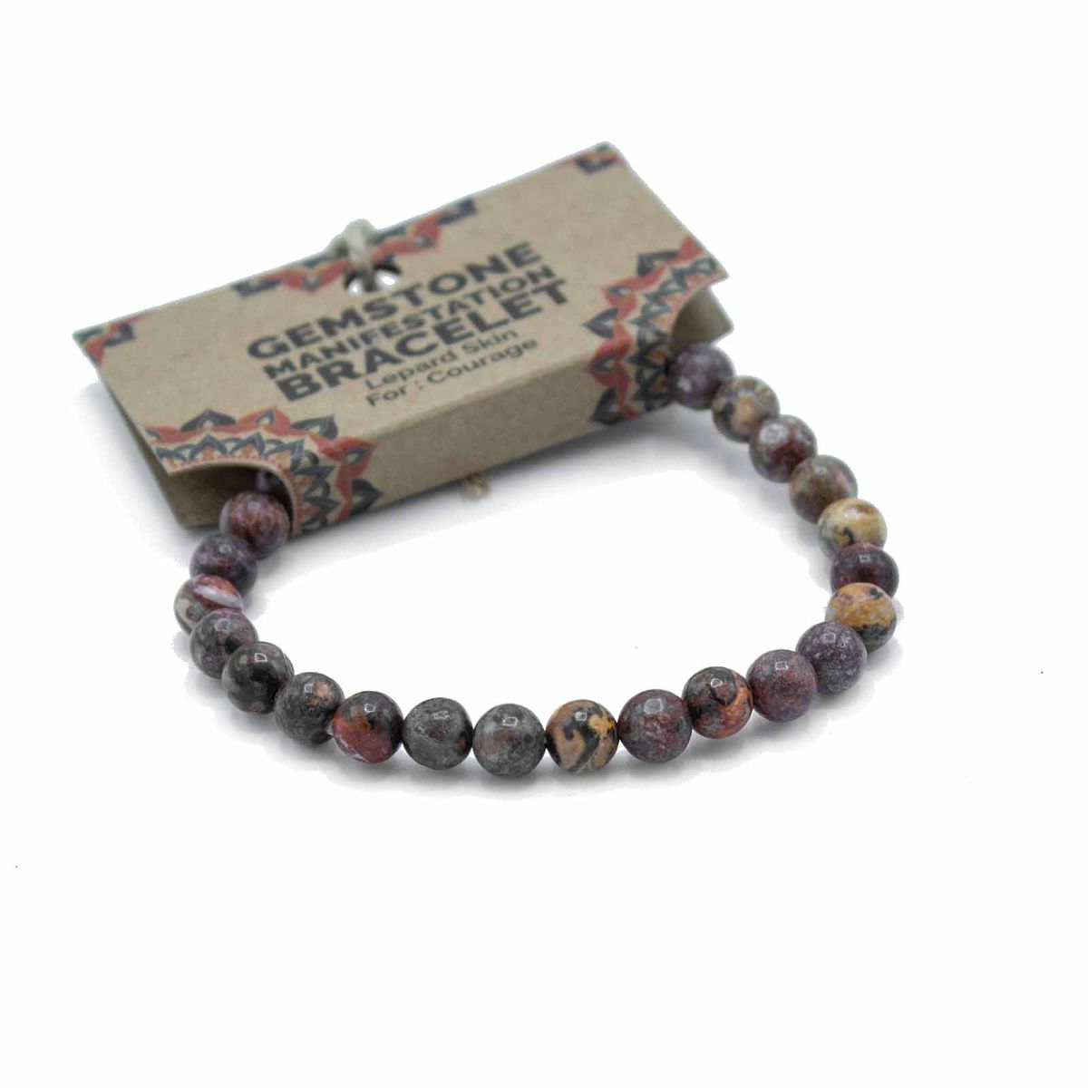 Armband – Manifestation Leopardenjaspis Mut
