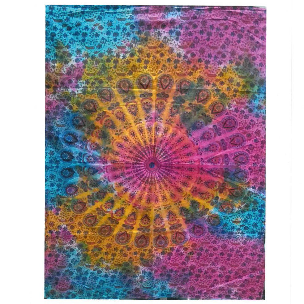 Wandtuch – Baumwolle rundes Mandala