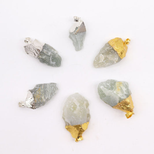 Anhänger – Jade mit Lederband