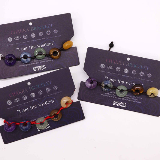 Armband – Chakra Schnur Kugeln