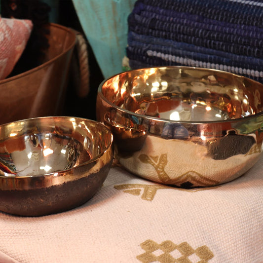 Klangschale – Glockenmetall glänzend ca. 550 g – 13 cm