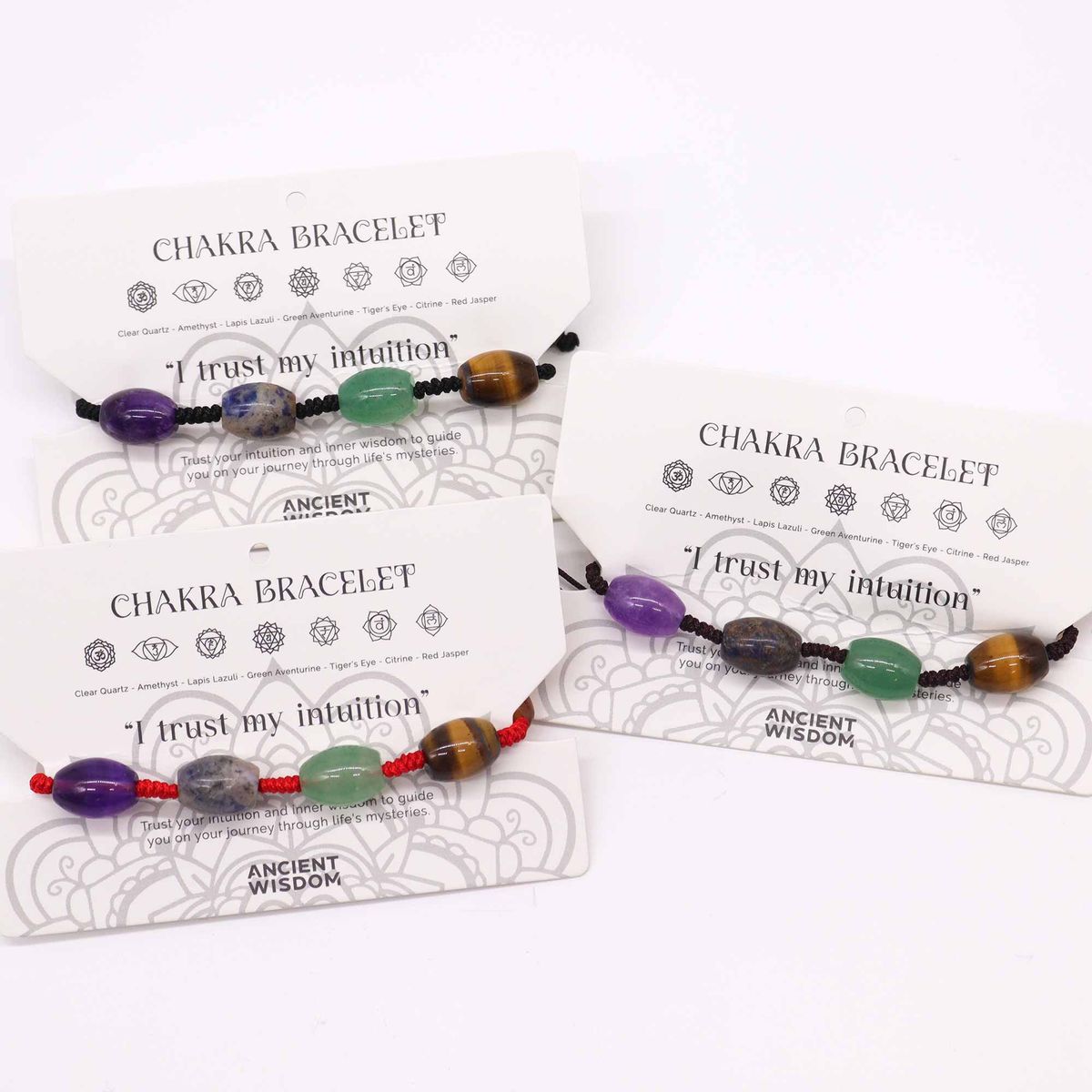 Armband – Chakra Schnur Perlen