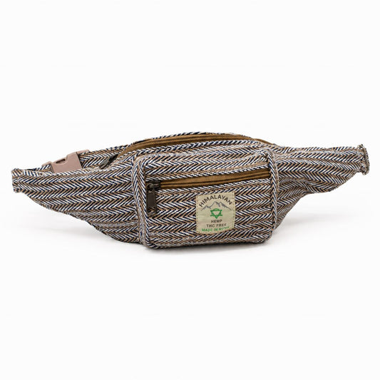 Gürteltasche – Baumwolle-Hanf blau