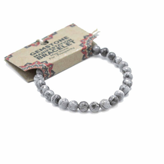 Armband – Manifestation Kartenjaspis Wohlstand