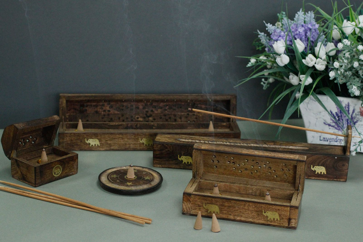 Räucherbox – Mangoholz Natur