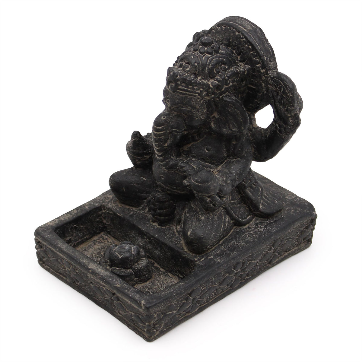 Räuchergefäß – Ganesha schwarz antik