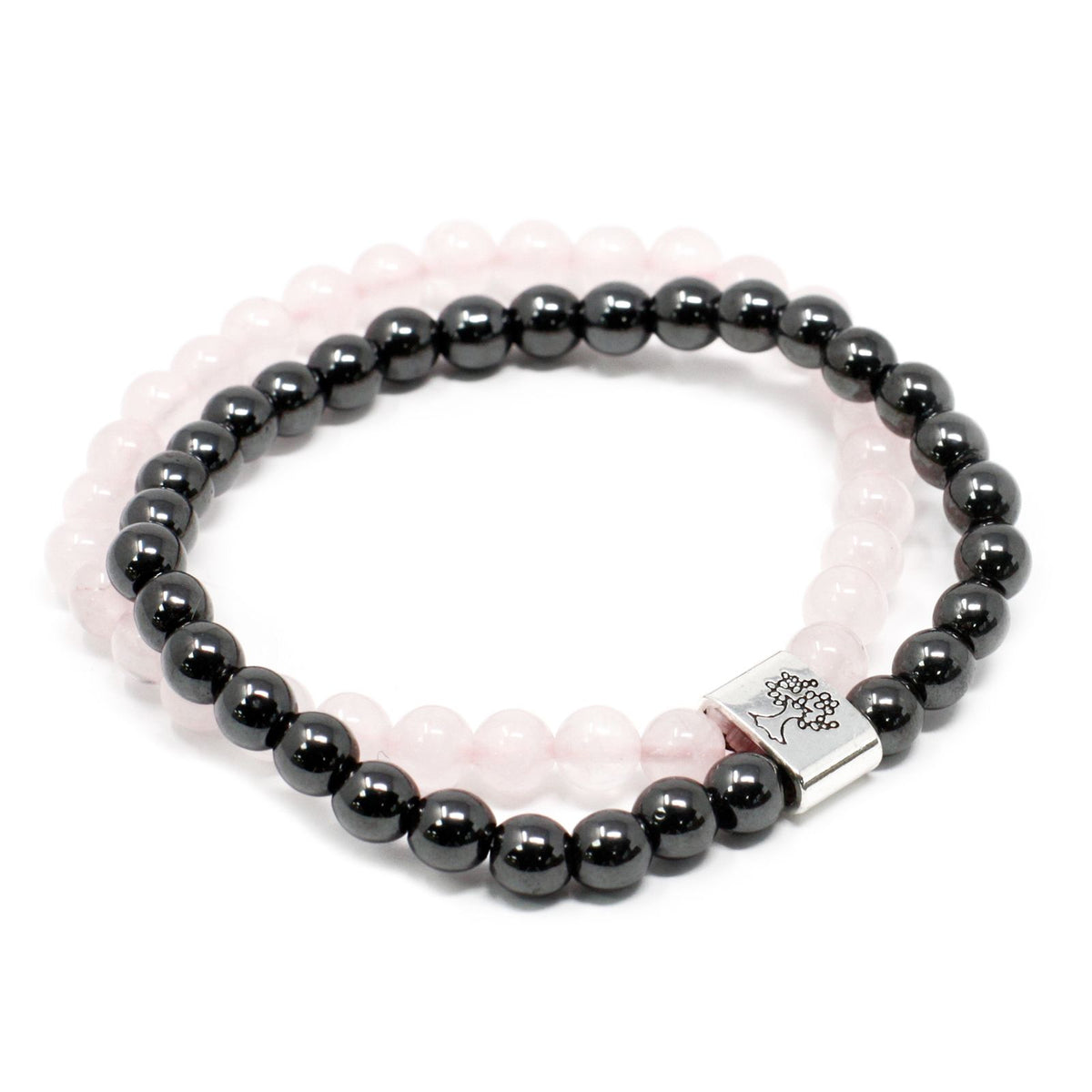 Armband – Magnet-Edelstein Rosenquarz