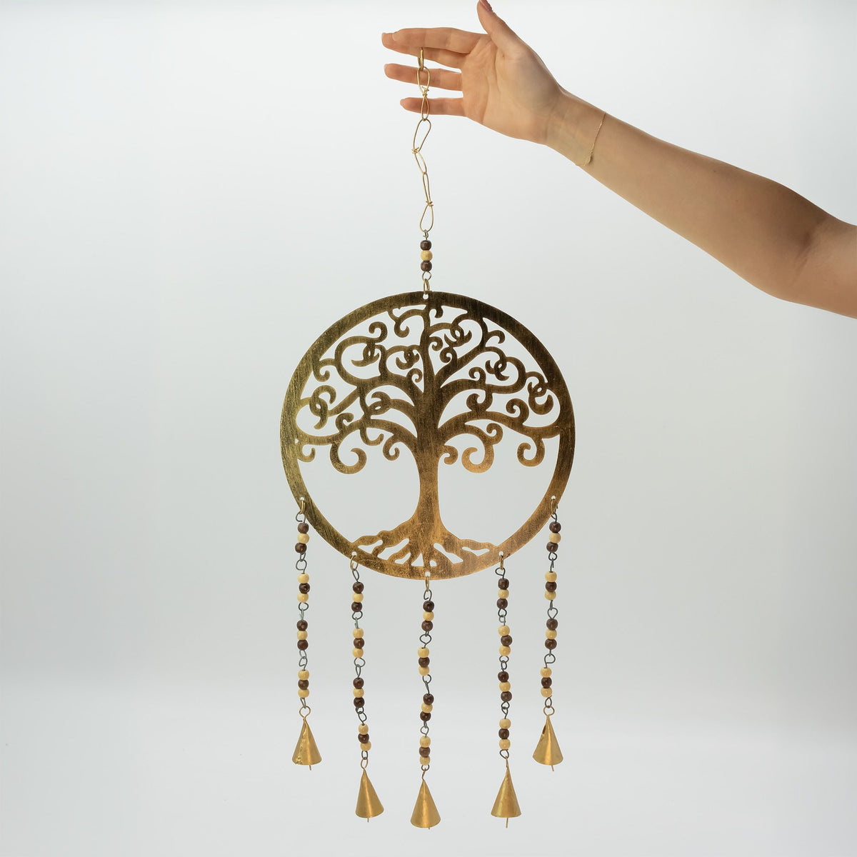 Glockenspiel – Messing Lebensbaum groß – 25 cm