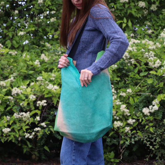 Schultertasche Soft Blend – Petrol