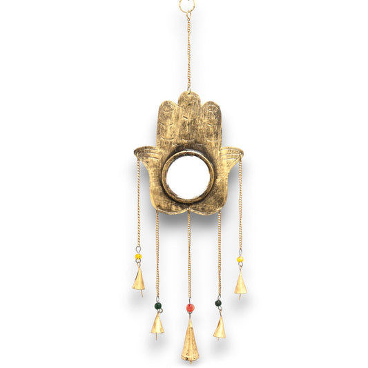Glockenspiel – Hamsa mit Spiegel – 65 cm
