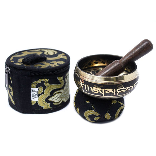 Klangschalen-Set – mini schwarz