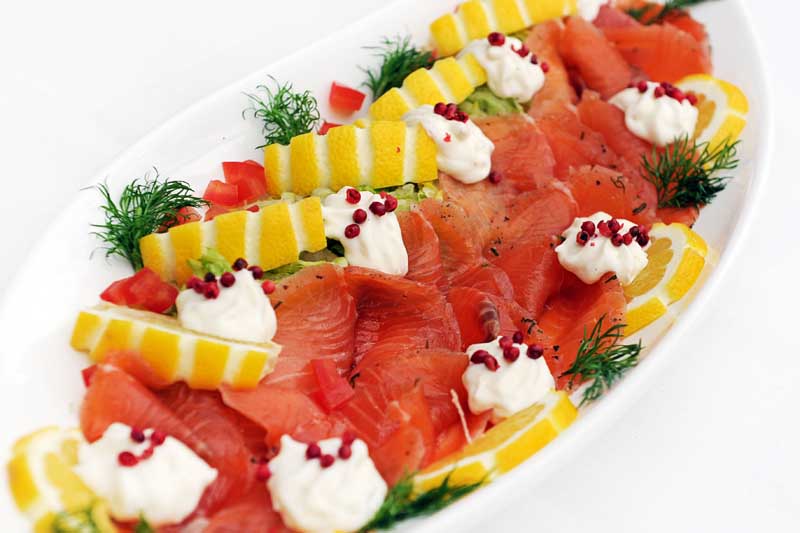 Gebeizter Lachs