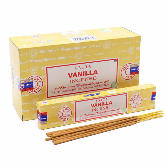 Räucherstäbchen – Satya Vanille – 15 g