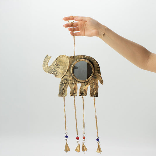 Glockenspiel – Elefant mit Spiegel – 60 cm