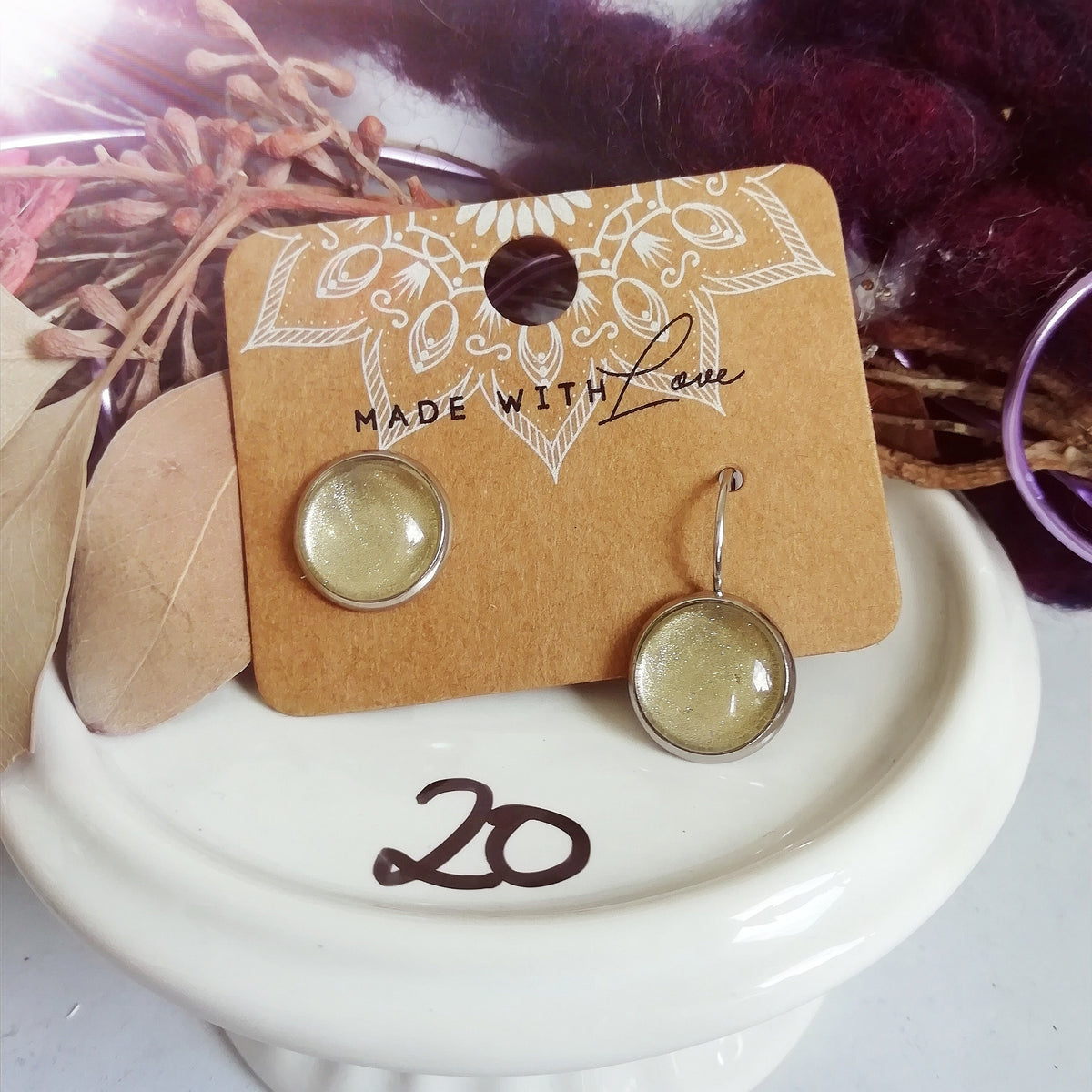 Ohrringe „Goldfarben L20“