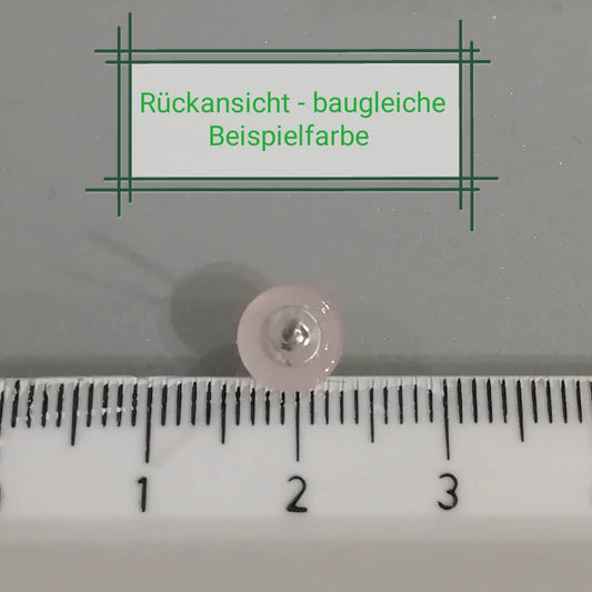 Ohrstecker „Schimmernd Grün Hellblau Gelb“ – 7 mm