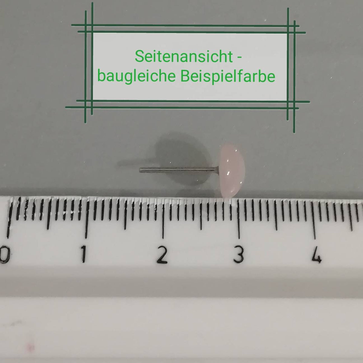 Ohrstecker „Schimmernd Grün Hellblau Gelb“ – 7 mm