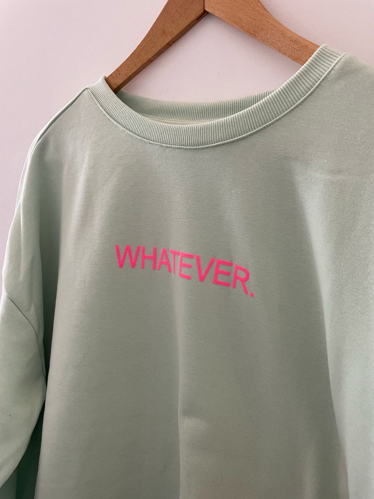 Statement-Sweatshirt „WHATEVER.“
