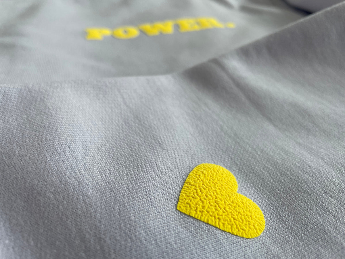 Statement-Sweatshirt „Power“ – Flieder