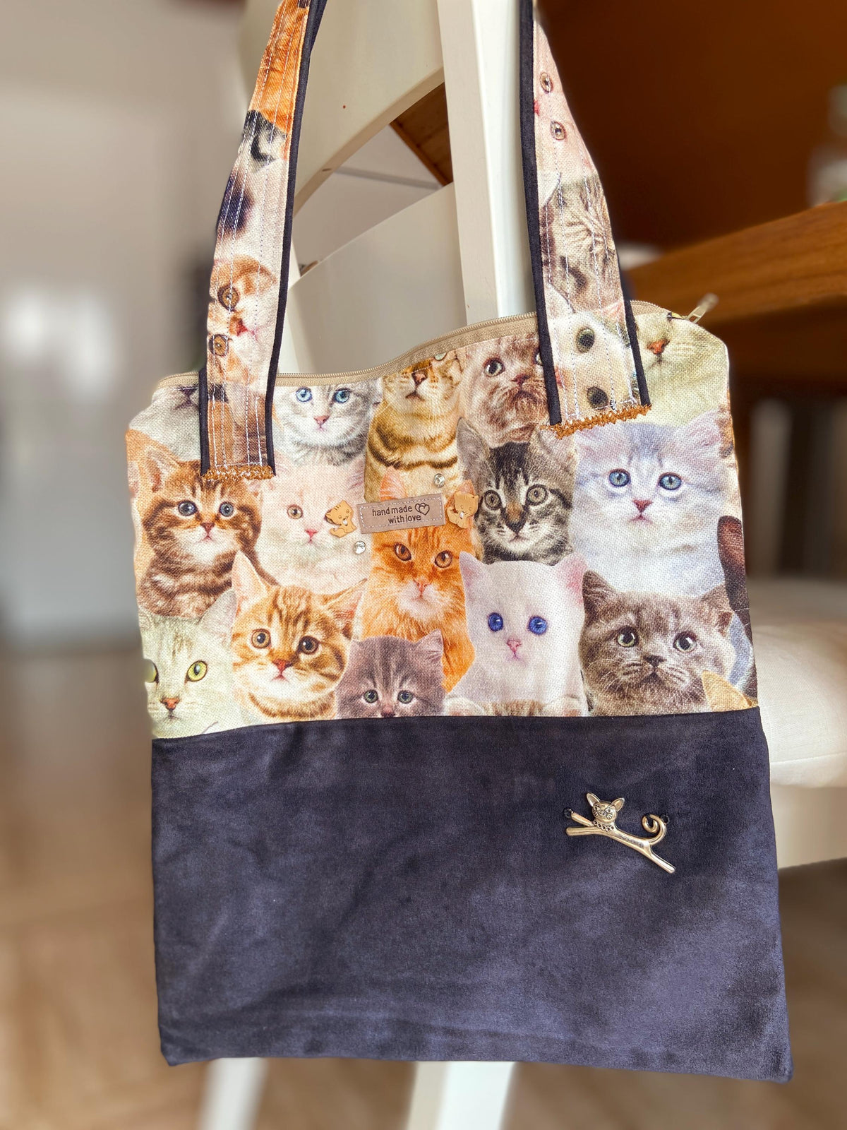Shopper mit Katzen