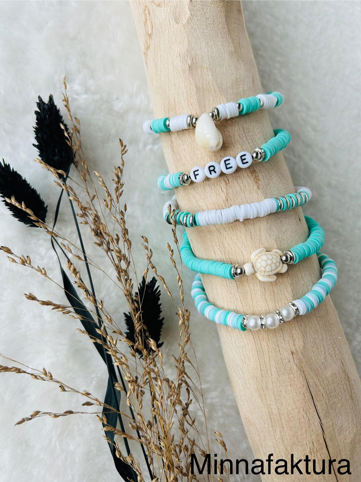 Armbänder aus Heishi-Perlen