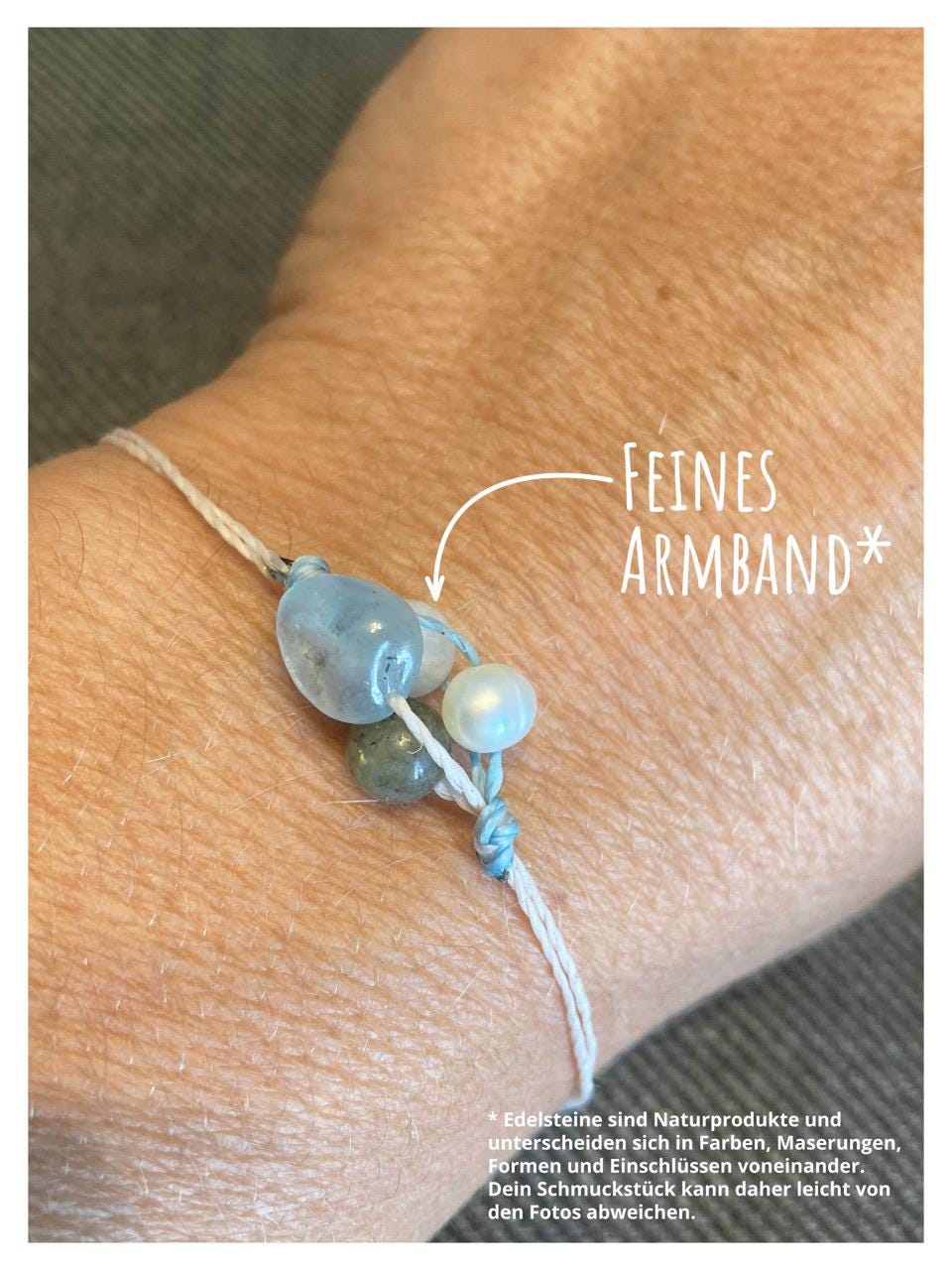 Helferbändchen® Weibliche Urkraft – Edelsteinschmuck