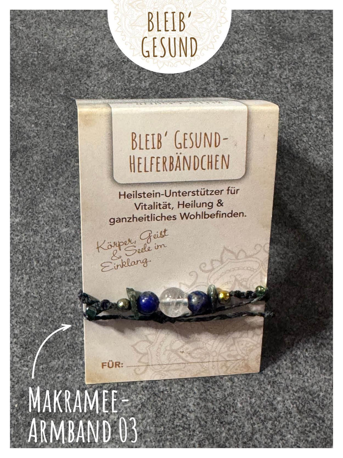 Helferbändchen® Genesungswünsche von MySoulDesign