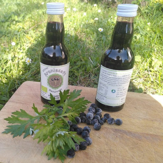 Aroniasaft naturrein 0,2 l – Achtsamkeitshof