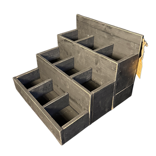 Aufsteller schwarz mit 3 Stufen, 36 x 37 x 28 cm