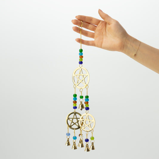 Glockenspiel – Messing Pentagramm – 7 Glocken