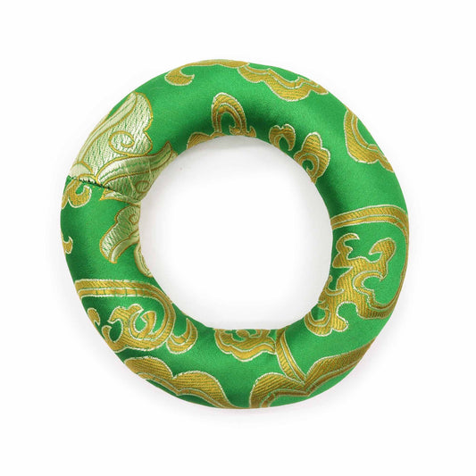 Klangschalen-Ring – 10 cm grün (für Schalen 12–14 cm)