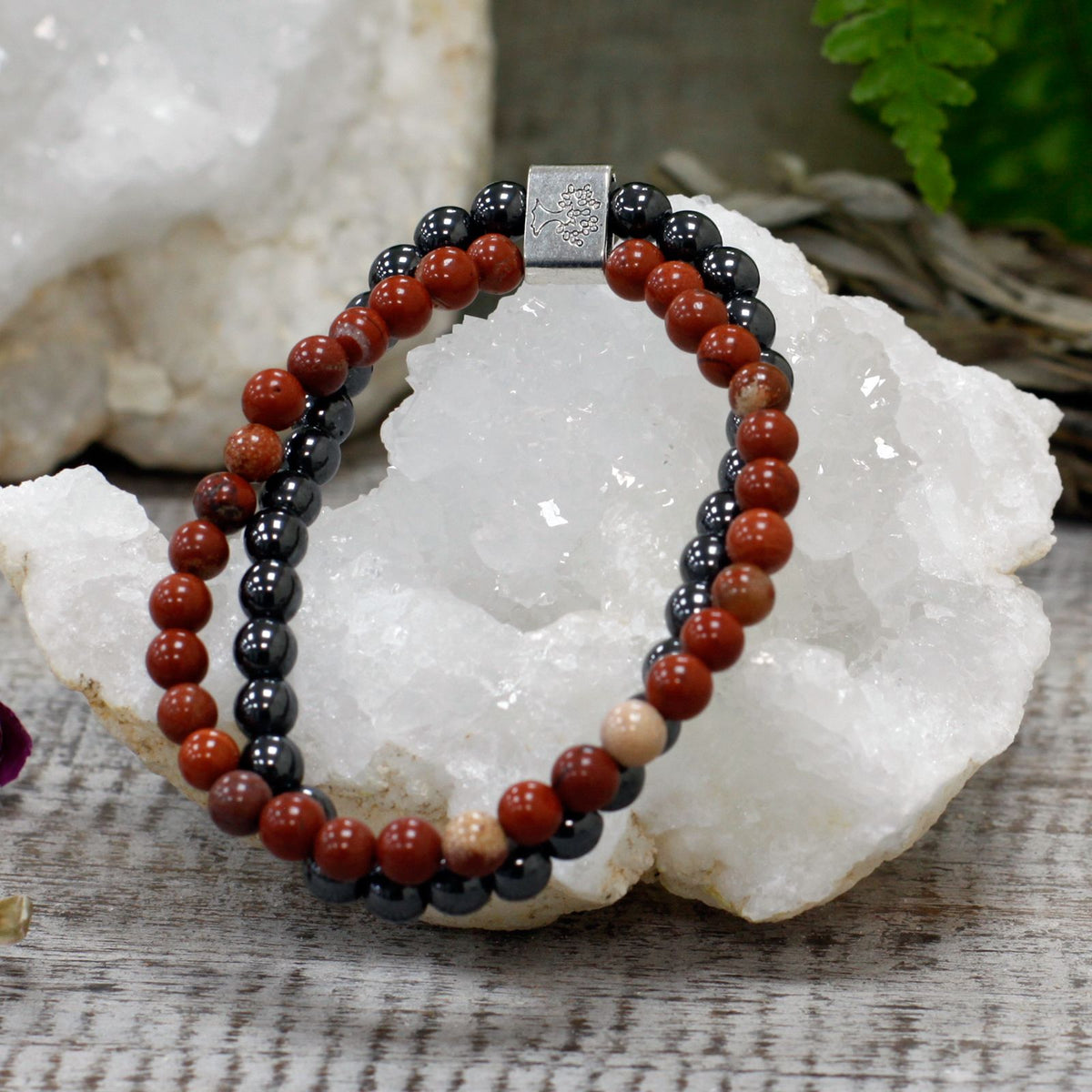 Armband – Magnet-Edelstein Rotstein