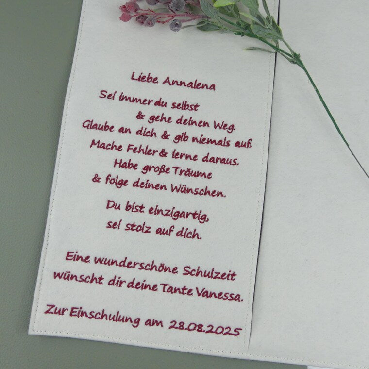 Präzision an der Stickmaschine
