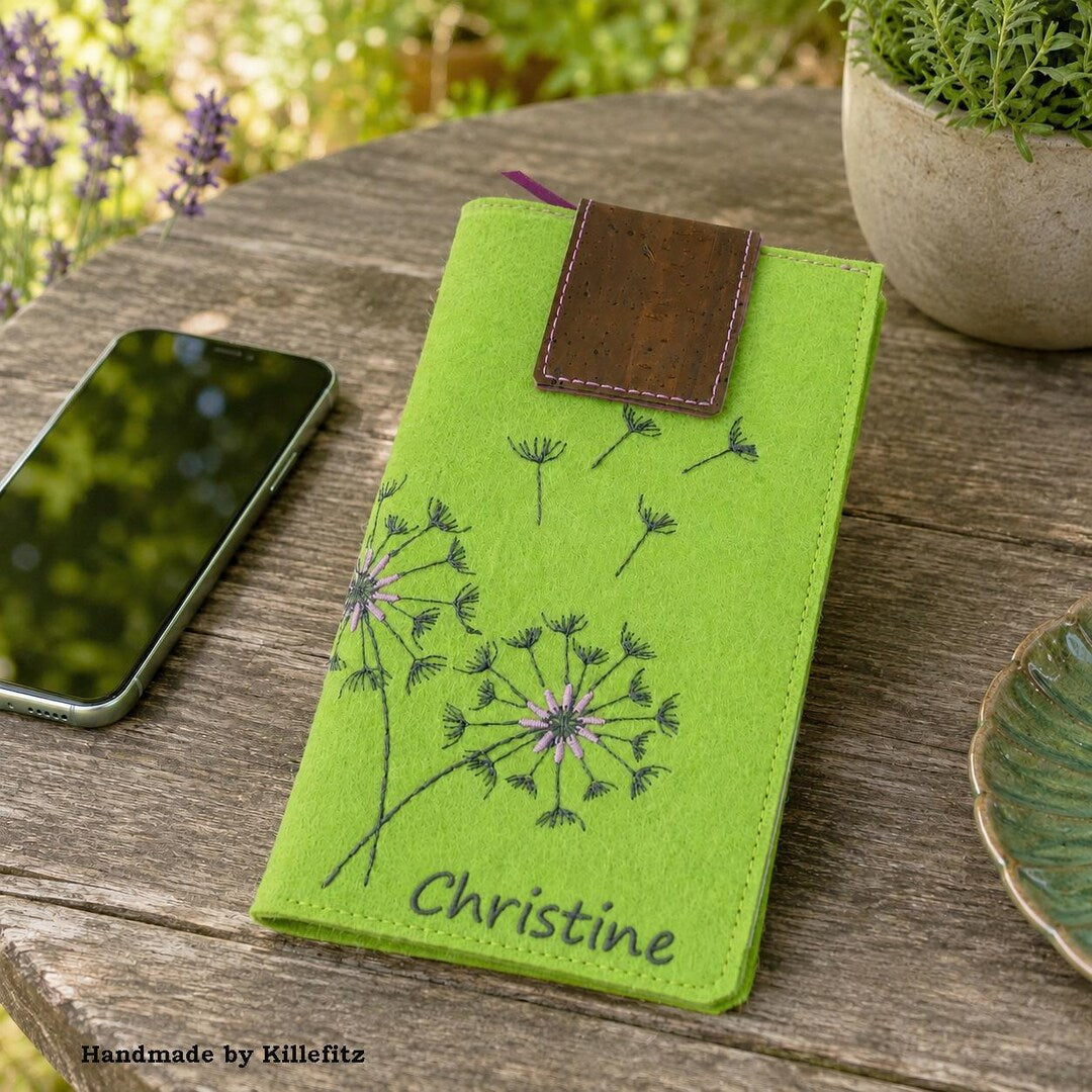 Handyhülle mit Pusteblume