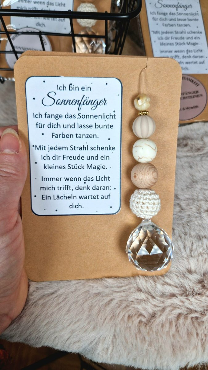 Sonnenfänger auf Karte „Ruhe & Achtsamkeit“
