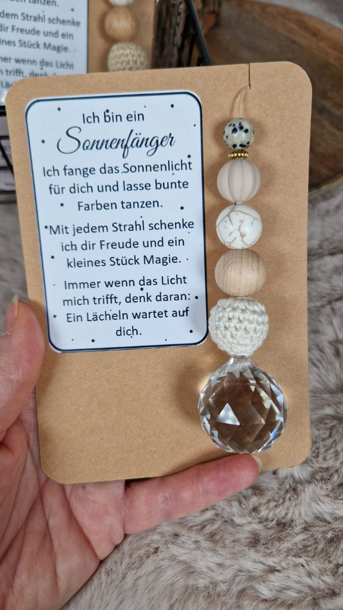 Sonnenfänger auf Karte „Lebensfreude & Achtsamkeit“