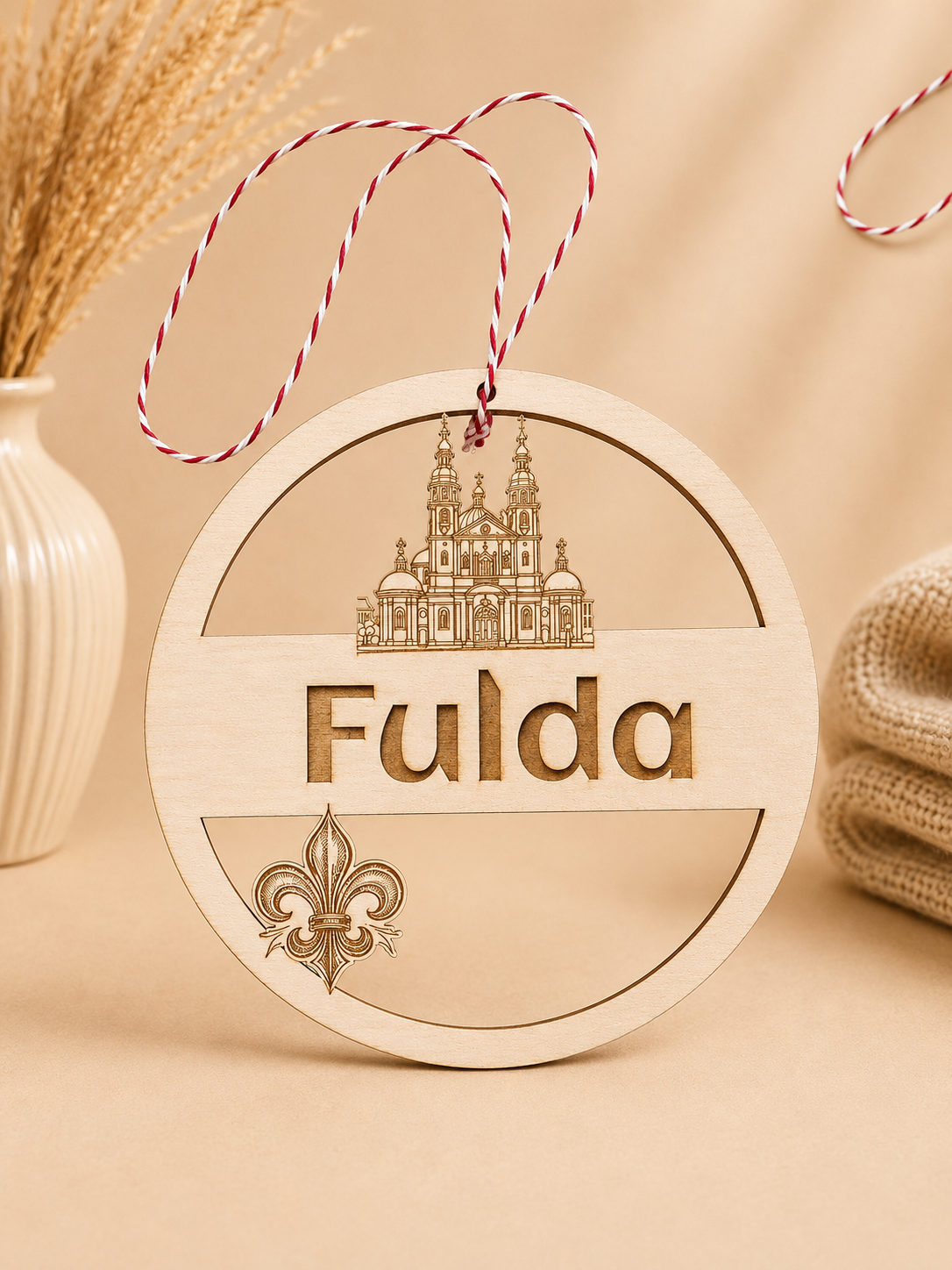 Fuldaliebe – Anhänger aus Holz