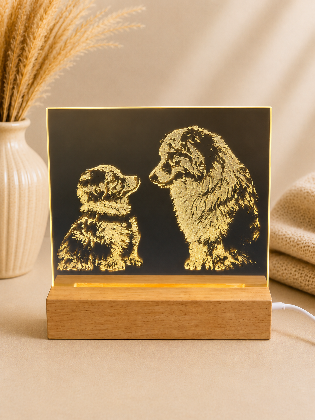 LED-Lampe mit eigenem Motiv