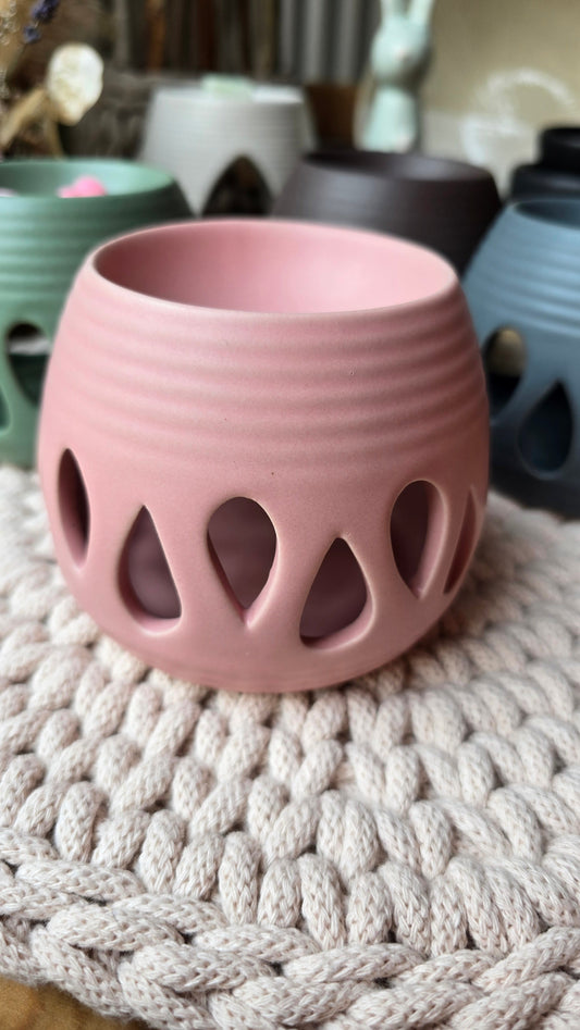 Starter-Set Duftwachs & Duftlampe rosa