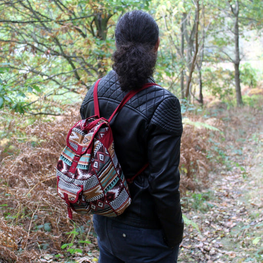 Rucksack – Jacquard – Schoko