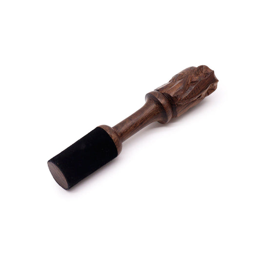 Klöppel – Holz Elefant geschnitzt – 14 cm