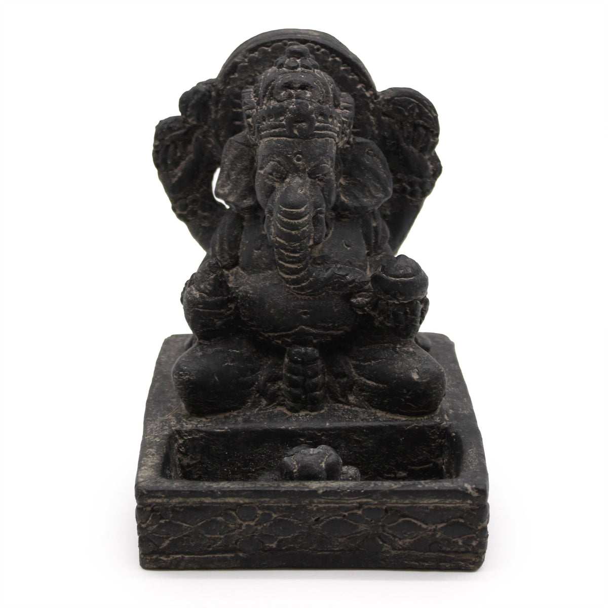 Räuchergefäß – Ganesha schwarz antik