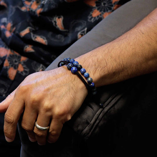 Armband – Edelstein Doppelkraft – Lapislazuli