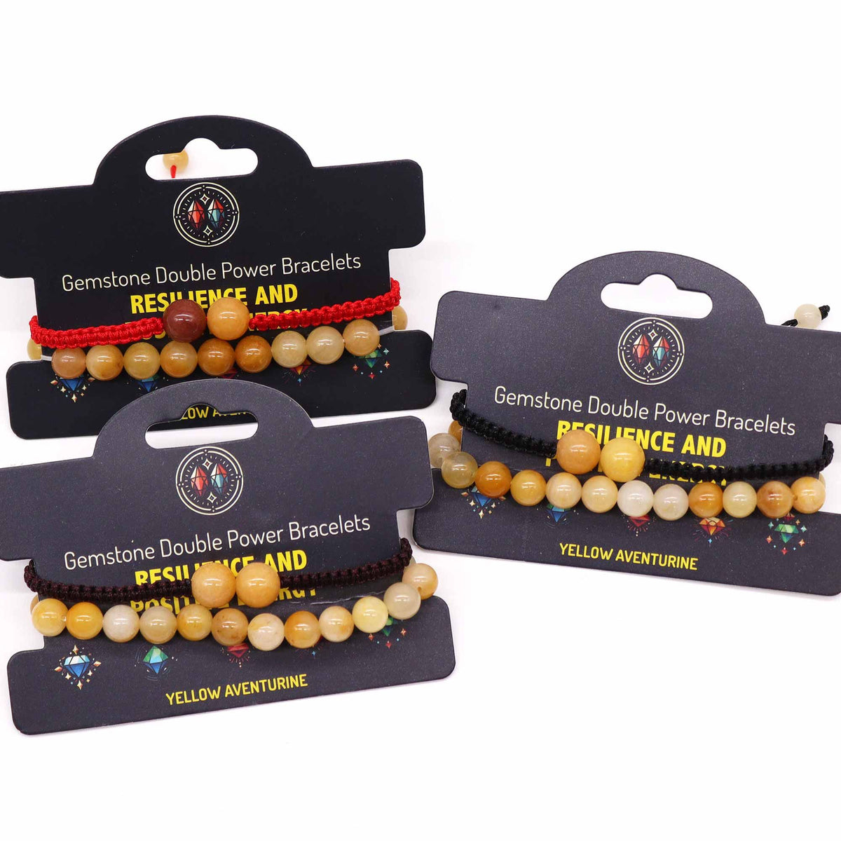 Armband – Edelstein Doppelkraft – Gelber Aventurin