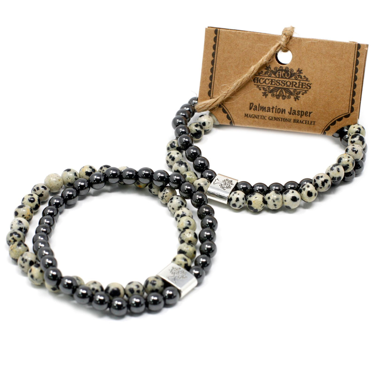 Armband – Magnet-Edelstein Dalmatiner-Jaspis