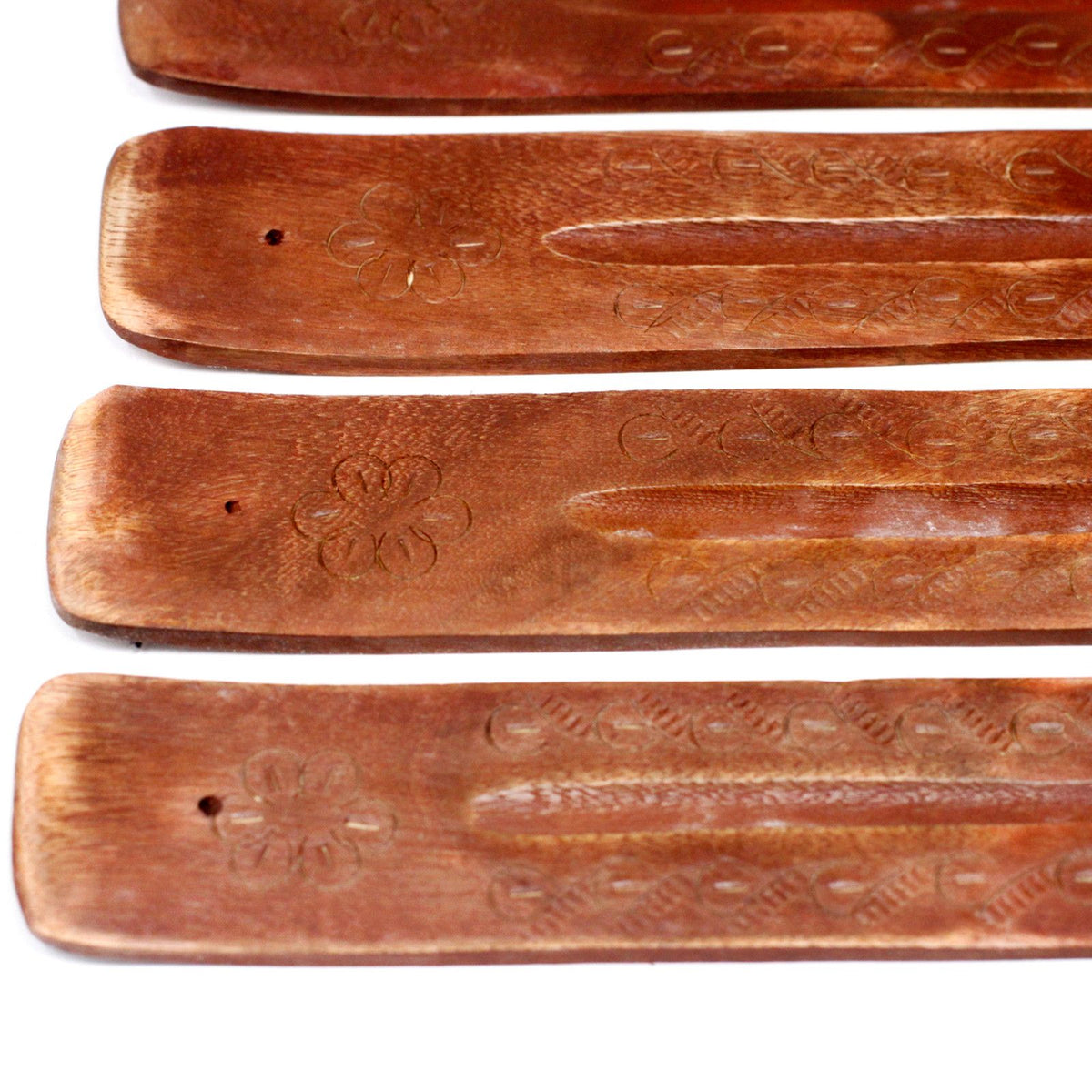 Räucherstäbchenhalter – Mangoholz geschnitzt – 25 cm